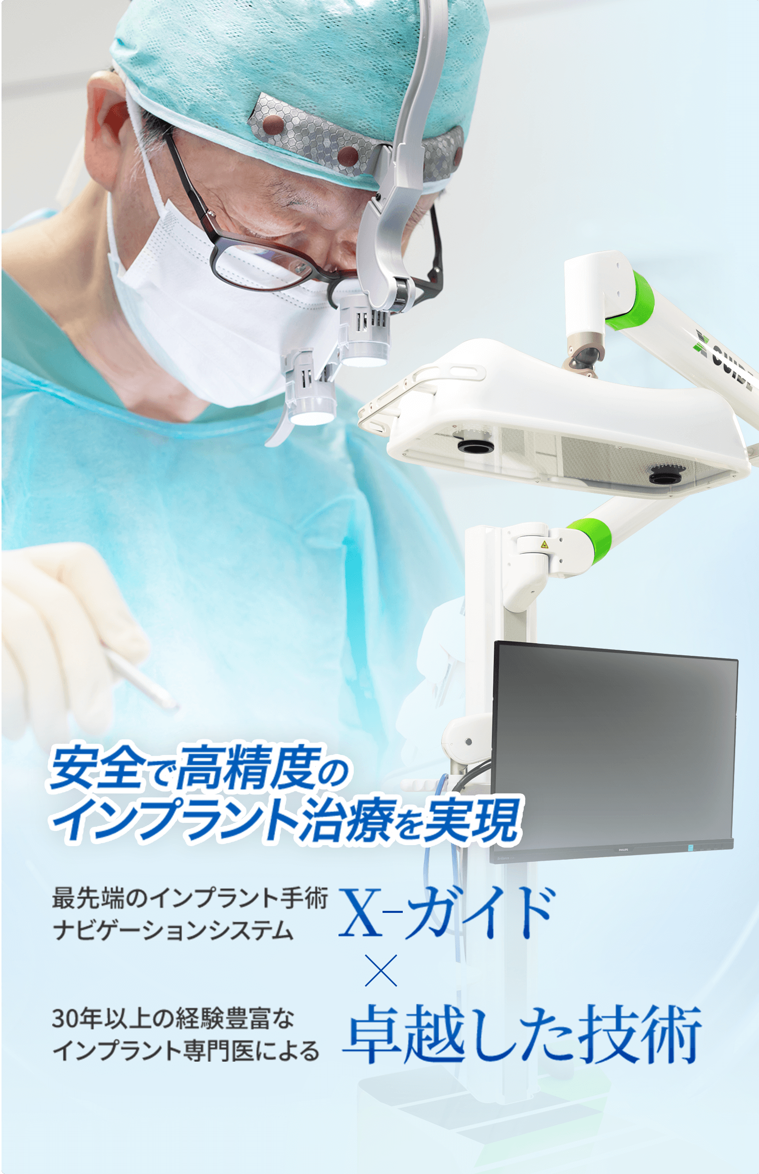 安全で高精度のインプラント治療を実現