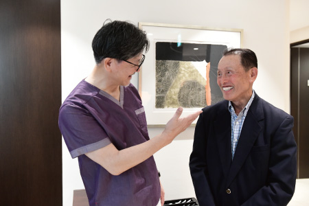 「入れる治療」ではなく「噛め続ける治療」を目的としています